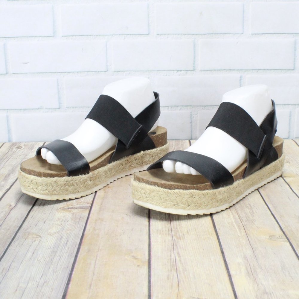 SALE!!! BIG BUDDHA Slingback Jute Sandals Size 10 - Picture 3 of 8